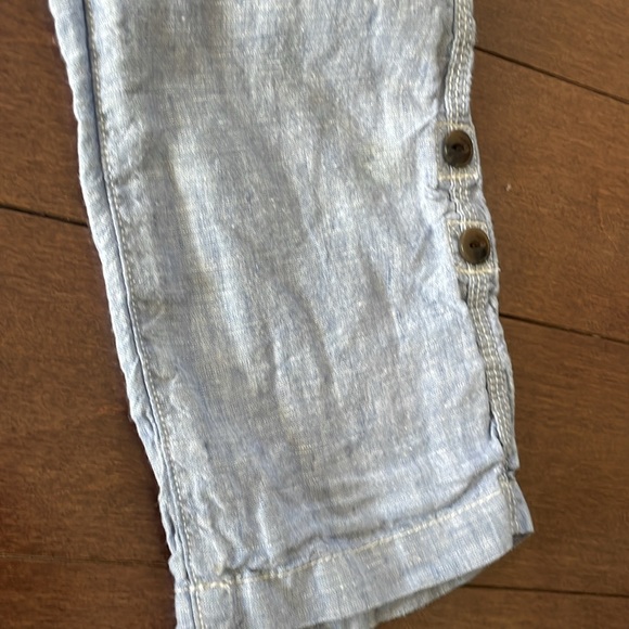 Baby Gap blue Linen pants - Picture 3 of 10